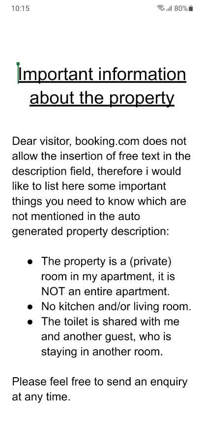 Nicole, Not For Parties, Not A Hotel, With Shared Bathroom, No Kitchen Ở trọ *