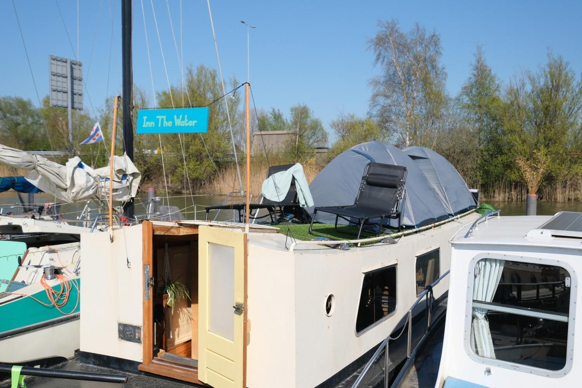 It's A Tent - On A Boat! Luxe tent